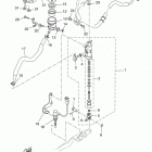 XSR700 (XSR700JGY/XSR700JR/XSR700JCR/XSR700JCGY) Задний торм цилиндр