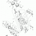 XSR700  (XSR700LCW/XSR700LW) Коленчатый вал & Поршень