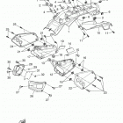 XSR700 (XSR700JGY/XSR700JR/XSR700JCR/XSR700JCGY) Боковые обтекатели