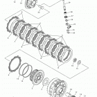 YZFR1 (YZFR1JL/YZFR1JB/YZFR1JCB/YZFR1JCL) Сцепление
