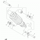 TW200  (TW200J1/TW200J1C) Задняя подвеска