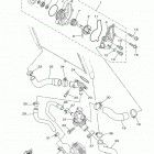 XSR900  (XSR900JR/XSR900JCR) Водяной насос