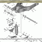 STAR ELUDER (XV19BJS) Задний рычаг подвески