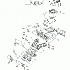 XSR700 (XSR700JCGY/XSR700JGY/XSR700JR/XSR700JCR) Впускная система 2