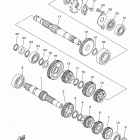 TW200  (TW200J1/TW200J1C) Трансмиссия