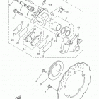 XSR700 (XSR700JGY/XSR700JR/XSR700JCR/XSR700JCGY) Задний суппорт