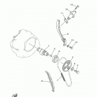TW200  (TW200J1/TW200J1C) Цепь механизма газораспределения
