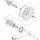 YZFR1 (YZFR1JL/YZFR1JB/YZFR1JCB/YZFR1JCL) Переднее колесо