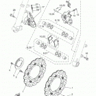 XSR700  (XSR700LCW/XSR700LW) Передний суппорт