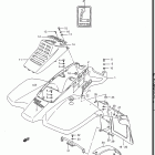 LT300E Quad Runner 1987-1989 Front fender (model h)