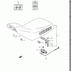 LT300E Quad Runner 1987-1989 Сидение