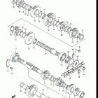 LT300E Quad Runner 1987-1989 Трансмиссия