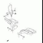 LT300E Quad Runner 1987-1989 Подножки