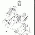 LT300E Quad Runner 1987-1989 Front fender (model j / k)