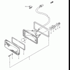 LT300E Quad Runner 1987-1989 Задний фонарь