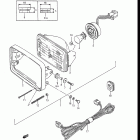 LT300E Quad Runner 1987-1989 Фара