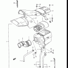 LT300E Quad Runner 1987-1989 Воздухозаборник