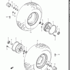 LT300E Quad Runner 1987-1989 Переднее колесо