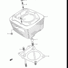 LT300E Quad Runner 1987-1989 Цилиндр