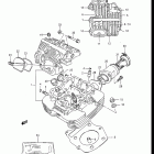 LT300E Quad Runner 1987-1989 Головка цилиндра