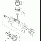 LT300E Quad Runner 1987-1989 Коленвал