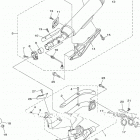 SR950 (SCR95HCR/SCR95HCGY/SCR95HGY/SCR95HR) Выхлопная система