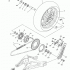 FZ09 (FZ09HS/FZ09HCW/FZ09HCR/FZ09HCS/FZ09HW/FZ09HR) Переднее колесо