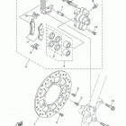 YZ85 (YZ85H) Передний суппорт
