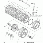 WR250F (WR250FH) Сцепление