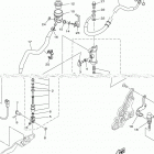 FZ07 (FZ07HCS/FZ07HCL/FZ07HR/FZ07HCR/FZ07HS/FZ07HL) Задний торм цилиндр