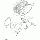 SR400 (SR400HCB/SR400HB) Крышка картера двигателя