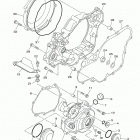 WR450F (WR450FH) Крышка картера двигателя