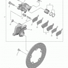 YZFR6 (YZFR6HCL/YZFR6HL/YZFR6HW/YZFR6HCB/YZFR6HCW/YZFR6HB) Задний суппорт
