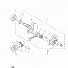TTR110 (TTR110EH) Коленчатый вал и Поршень
