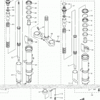 FJR1300A  (FJR13AHCB/FJR13AHB) Передняя вилка