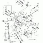 SR400 (SR400HCB/SR400HB) Подножки