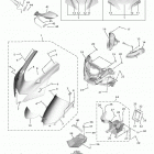 YZFR6 (YZFR6HCL/YZFR6HL/YZFR6HW/YZFR6HCB/YZFR6HCW/YZFR6HB) Обтекатель 1