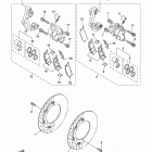 V STAR TOURER (XVS13CTHL/XVS13CTHCL) Передний суппорт