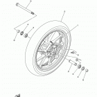 FZ07 (FZ07HCS/FZ07HCL/FZ07HR/FZ07HCR/FZ07HS/FZ07HL) Переднее колесо