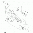 TW200 (TW200H1/TW200H1C) Задняя подвеска