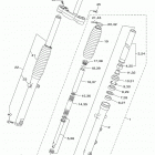 SR950 (SCR95HCR/SCR95HCGY/SCR95HGY/SCR95HR) Передняя вилка