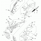 YZ250F (YZ250FHW/YZ250FHL) Боковые обтекатели