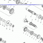 YZ250F (YZ250FJL/YZ250FJW) Трансмиссия