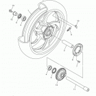 VMAX (VMX17HCR/VMX17HR) Переднее колесо