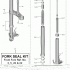 YZFR6 (YZFR6HW/YZFR6HCB/YZFR6HB/YZFR6HCW/YZFR6HCL/YZFR6HL) Передняя вилка