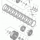 YZFR6 (YZFR6HCL/YZFR6HL/YZFR6HW/YZFR6HCB/YZFR6HCW/YZFR6HB) Сцепление