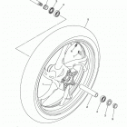 STRYKER (XVS13CHCB/XVS13CHB) Переднее колесо
