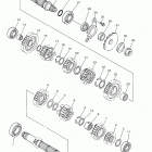 YZ450F (YZ450FHW/YZ450FHL) Трансмиссия