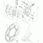 YZ450FX (YZ450FXH) Передний суппорт