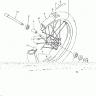 WR450F (WR450FH) Переднее колесо
